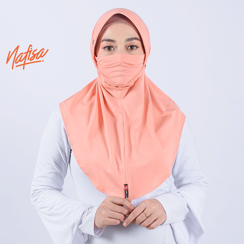 Nafisa Fritania | Hijab Masker Anti Debu | Jilbab Instan Kerudung Niqab Bergo