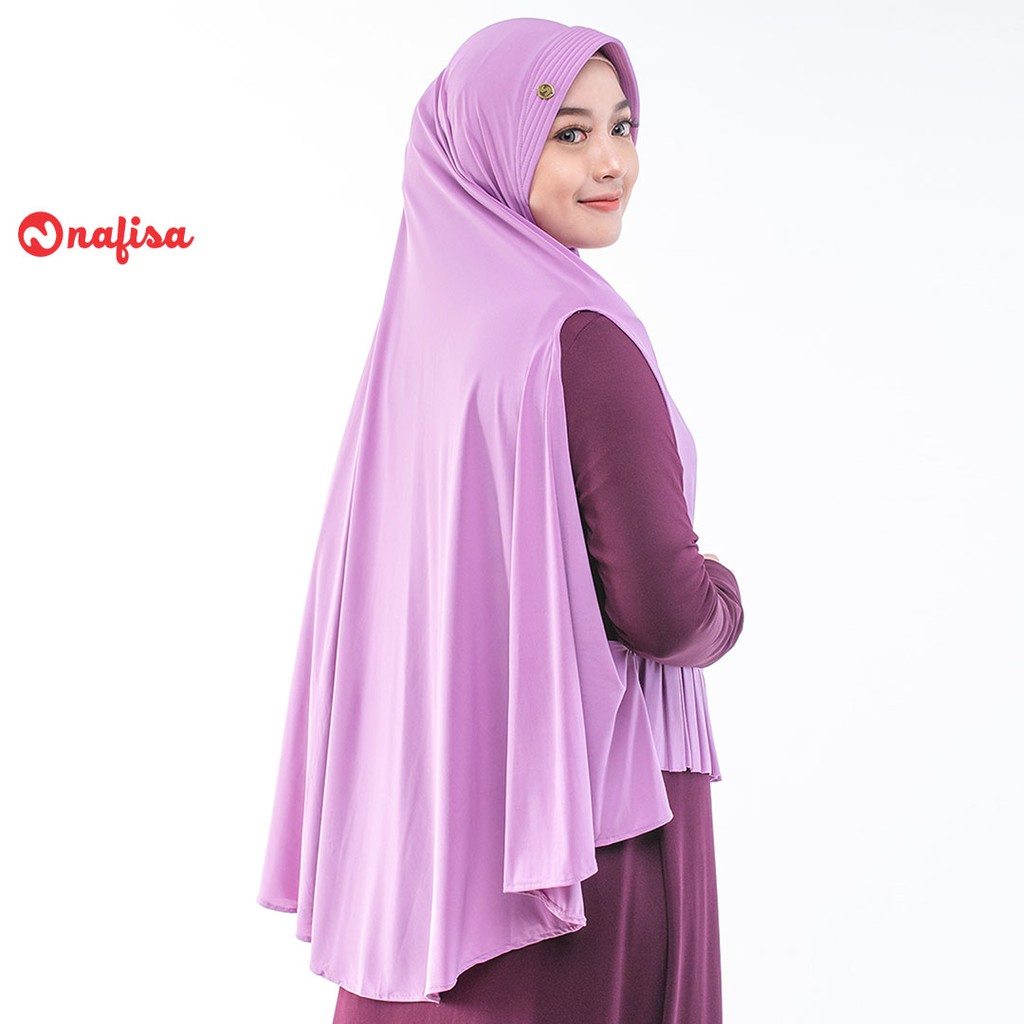 Nafisa Afreen Yess - Jilbab Bergo Syar'i - Hijab Instan Pet Premium