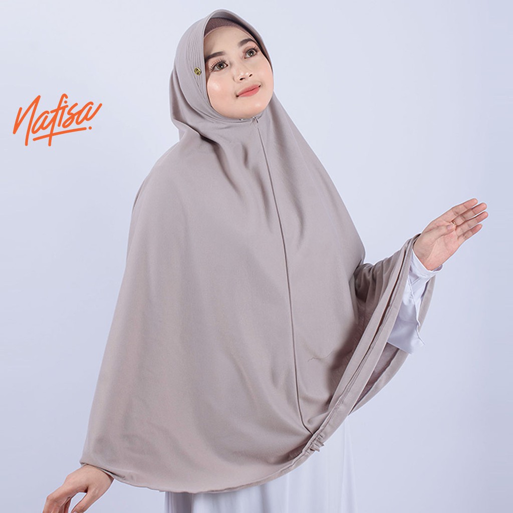 Nafisa Asha Reguler - Hijab Instan Bergo Kaos Simple Syar'i