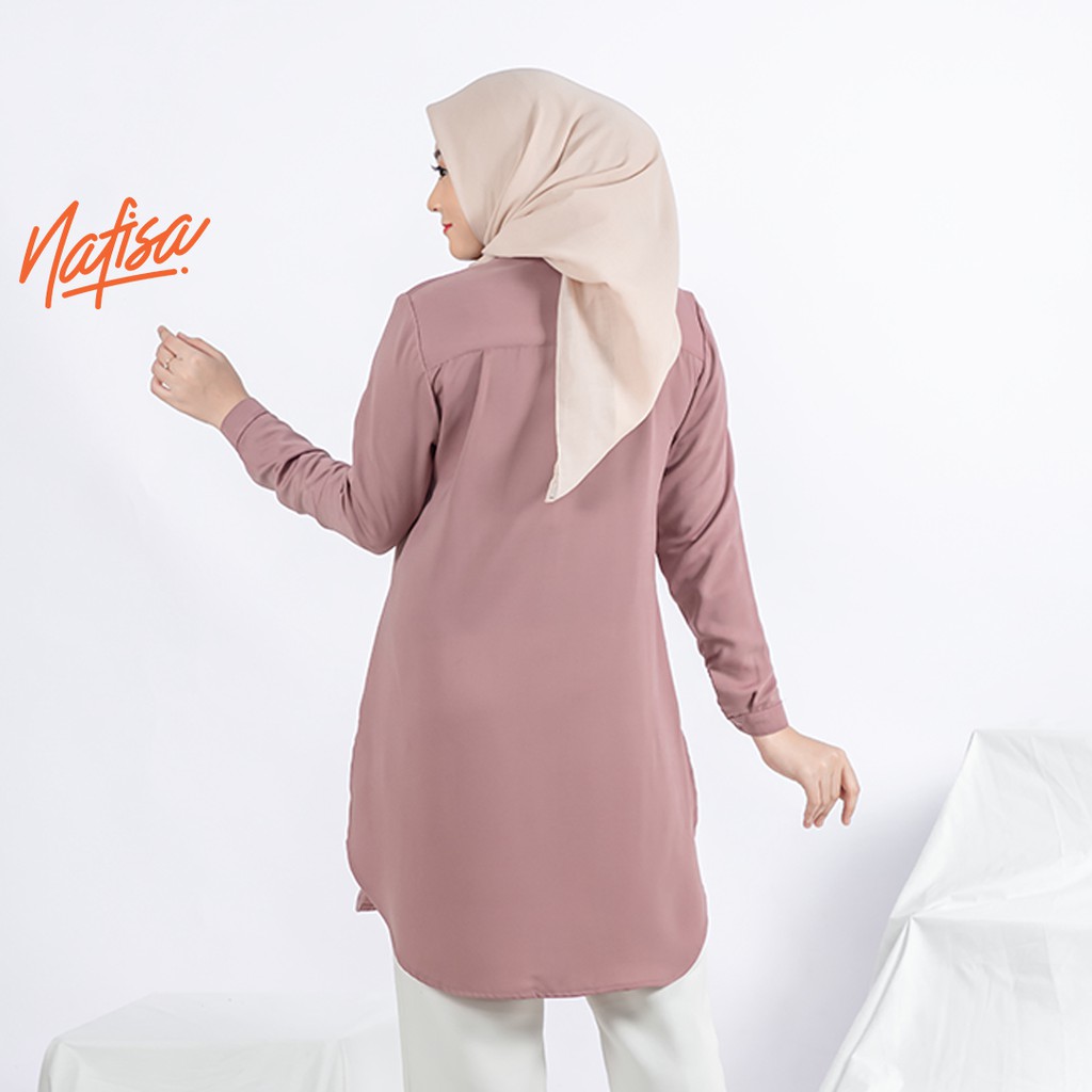 Nafisa Aeris - Tunik Wanita Casual Atasan Masa kini Ukuran Lengkap