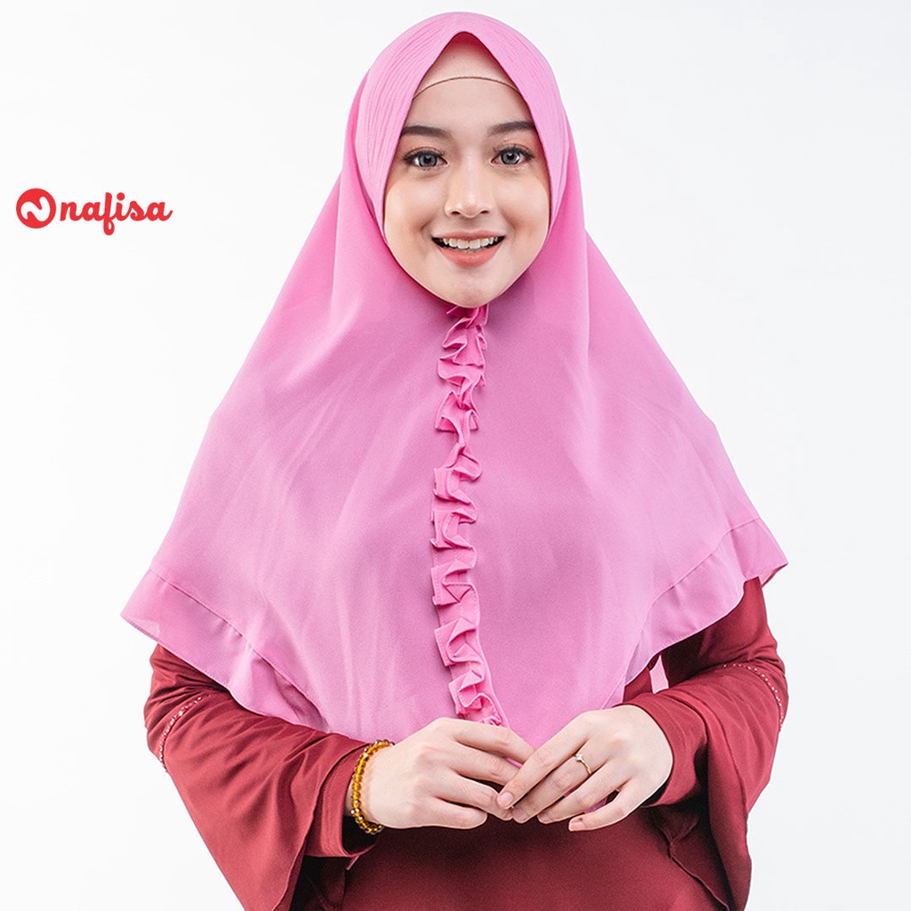 Nafisa Feyza Alsava | Jilbab Bergo Dewasa Bahan Woven