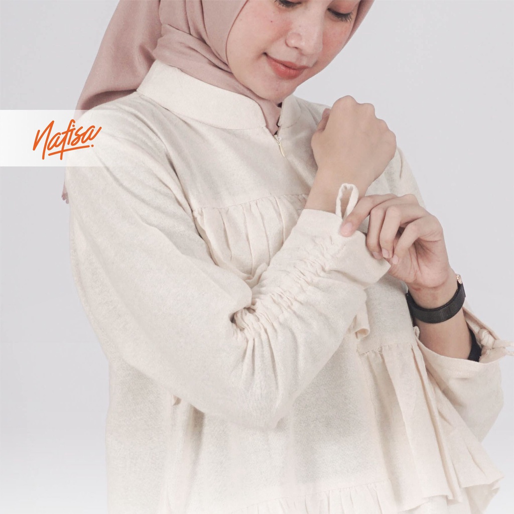 Nafisa Tunik Arasely 03 -  Atasan Wanita Lengan Panjang Kekinian