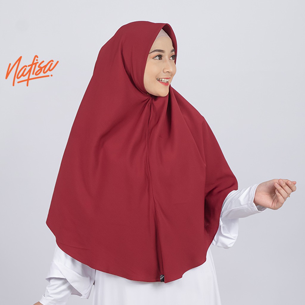 Nafisa Celestine - Hijab Bergo Non pad Syar'i - Jilbab Bergo Double Layer