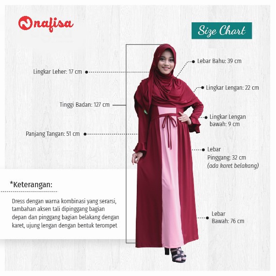 Nafisa Maheswari - Gamis nafisa