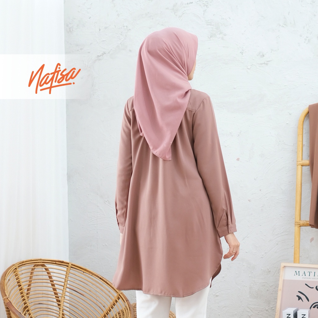 Nafisa Defect Sale - Tunik Aeris Kemeja Wanita Casual Grade B
