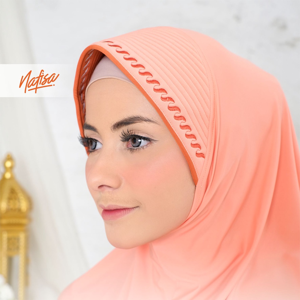 Nafisa Minang Bordir - Hijab Instan Bergo