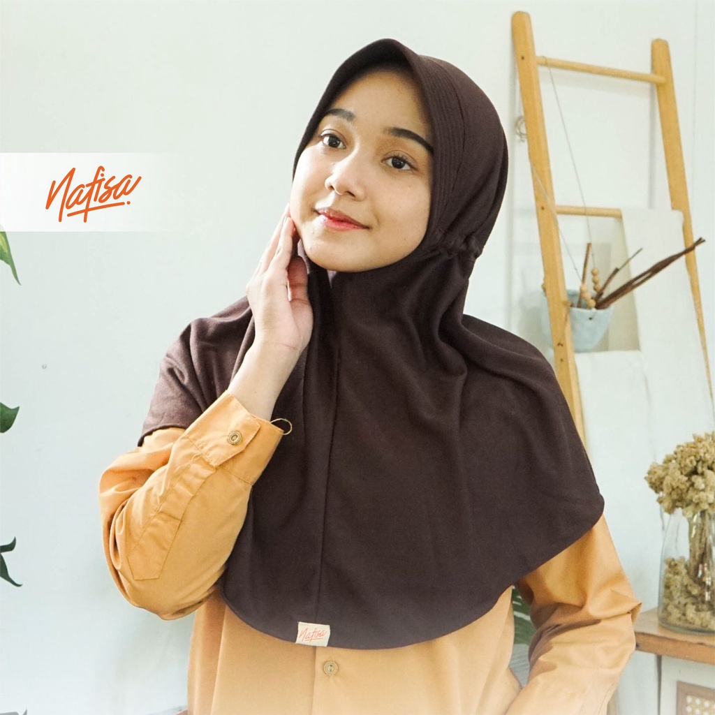 Nafisa Hijab School Ventura - Jilbab Anak Sekolah Hijab Sekolah Kaos Size Lengkap SD-SMA