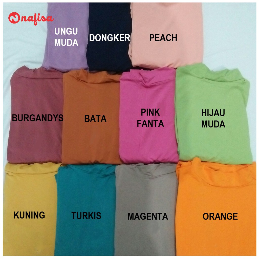 Nafisa Inner Florentina | Inner Dress Wanita Tanpa Lengan | Dalaman Gamis Manset Baju Busana muslim