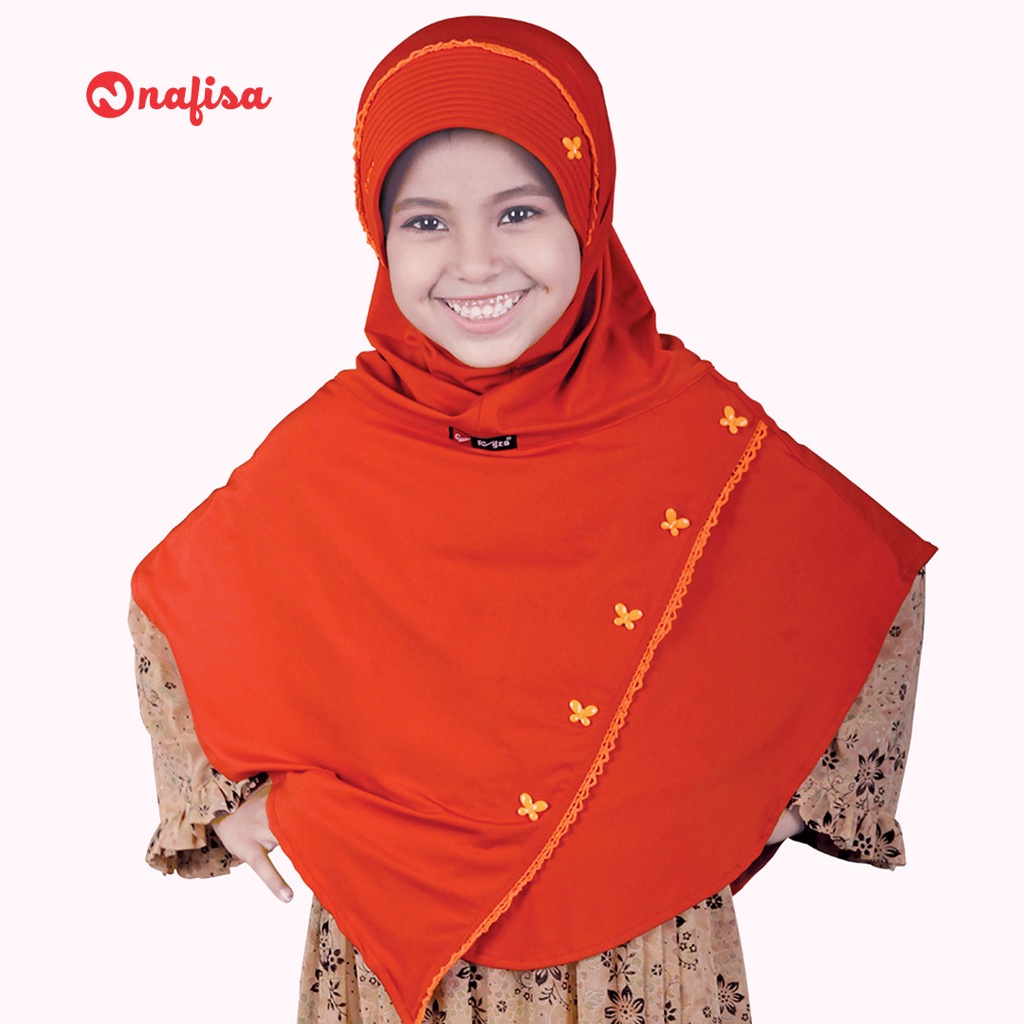 Nafisa Feyza Frisanti - Jilbab Instan Bergo Anak Usia 4-6 Tahun