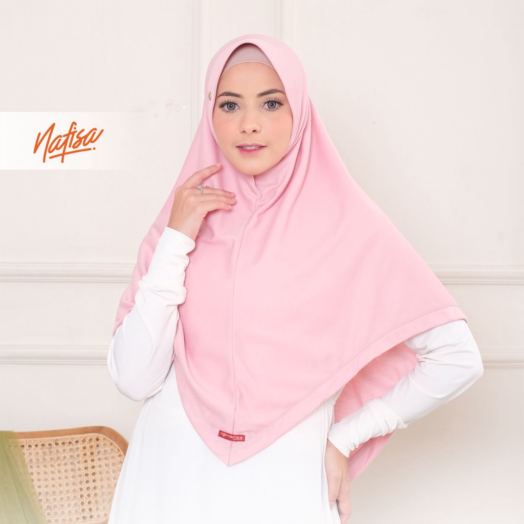 Nafisa Belvana Reguler - Jilbab Instan Jumbo Syar'i Size Lengkap