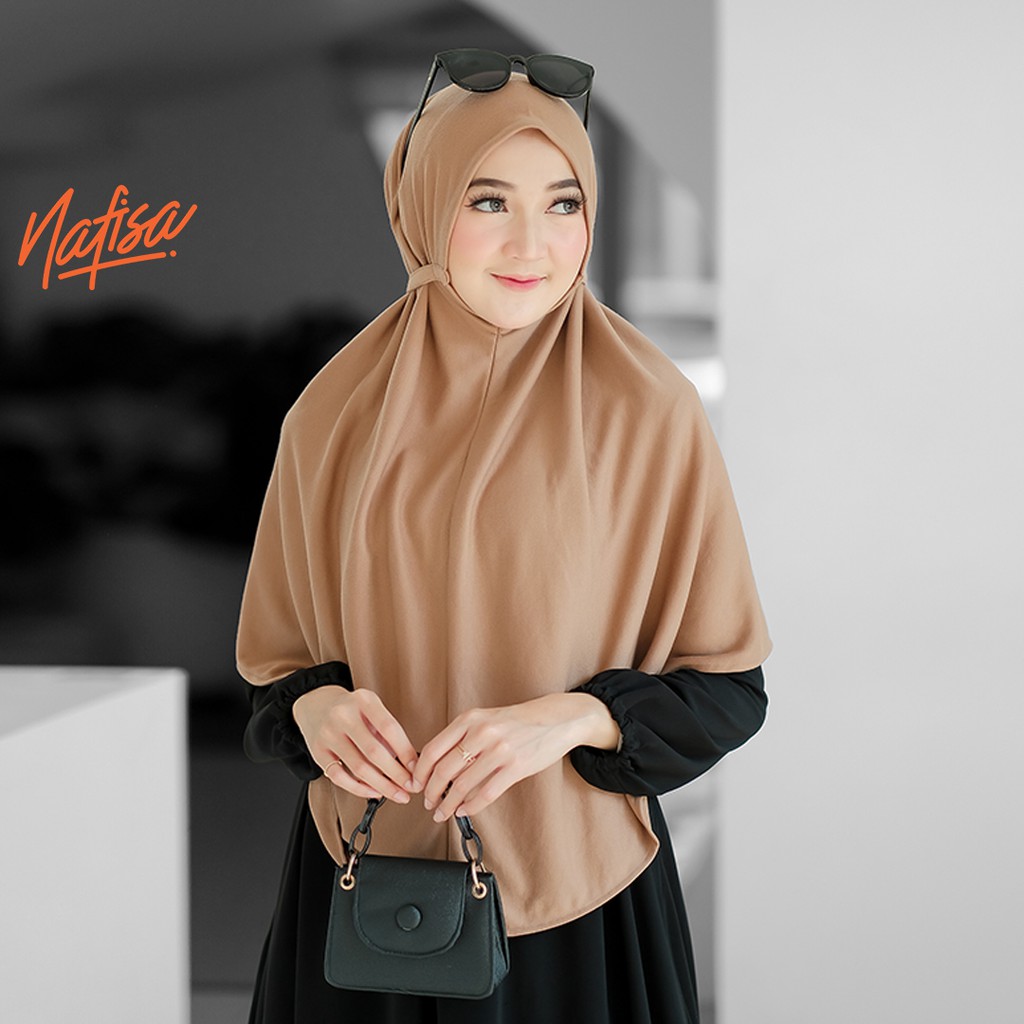 Nafisa Hijab At Home Premium - Kerudung Instan Kaos Tali Kekinian
