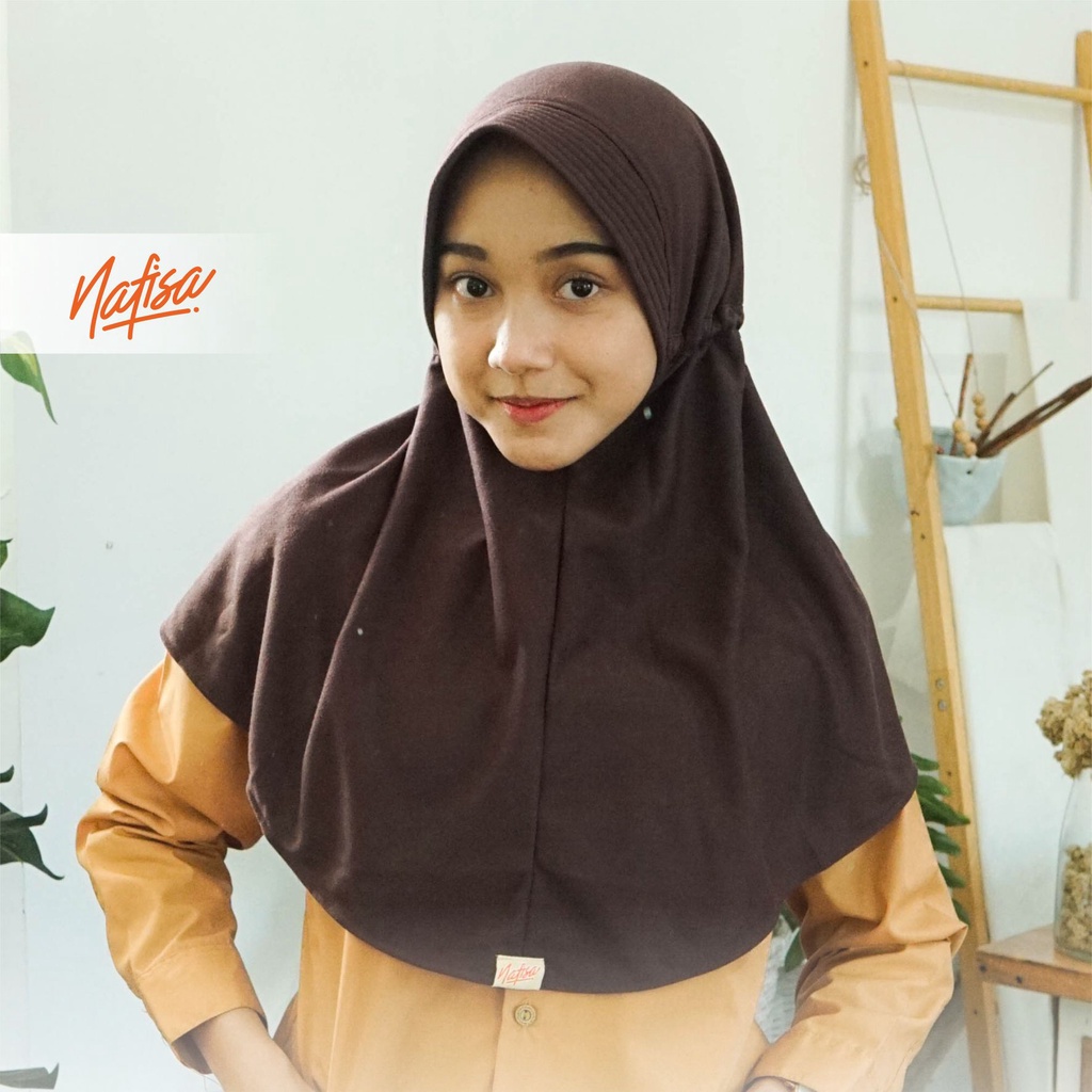 Nafisa Hijab School Ventura - Jilbab Anak Sekolah Hijab Sekolah Kaos Size Lengkap SD-SMA