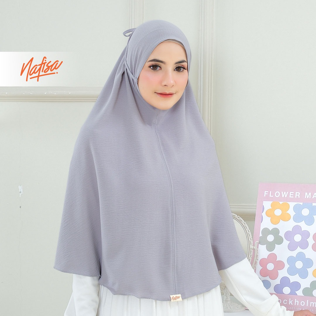 Nafisa Hijab At Home Crinkle Airflow Premium - Jilbab Bergo Maryam Crinkle