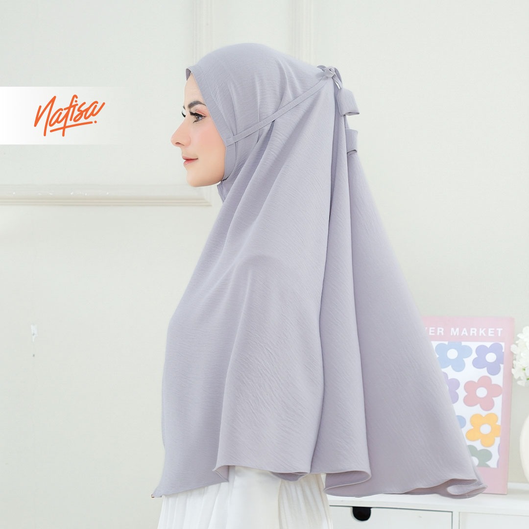 Nafisa Hijab At Home Crinkle Airflow Premium - Jilbab Bergo Maryam Crinkle