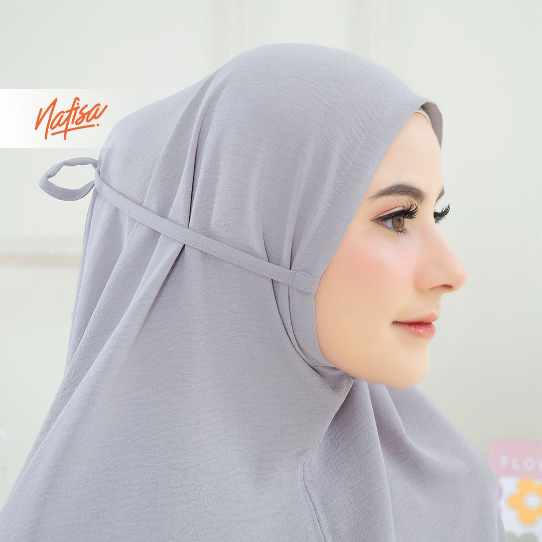 Nafisa Hijab At Home Crinkle Airflow Premium - Jilbab Bergo Maryam Crinkle