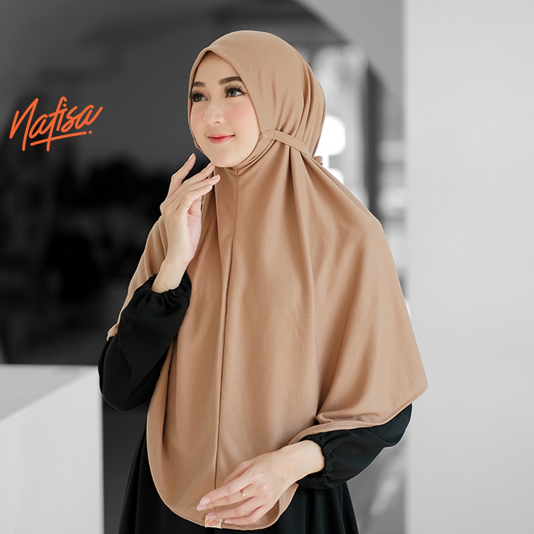 Nafisa Hijab At Home Premium - Kerudung Instan Kaos Tali Kekinian