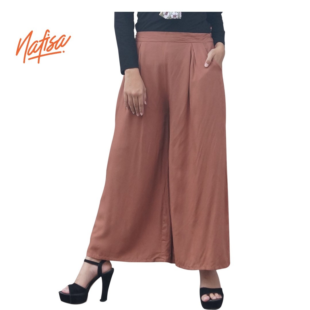 Nafisa Kulot Noela - Celana Panjang Kulot Wanita Pants Casual