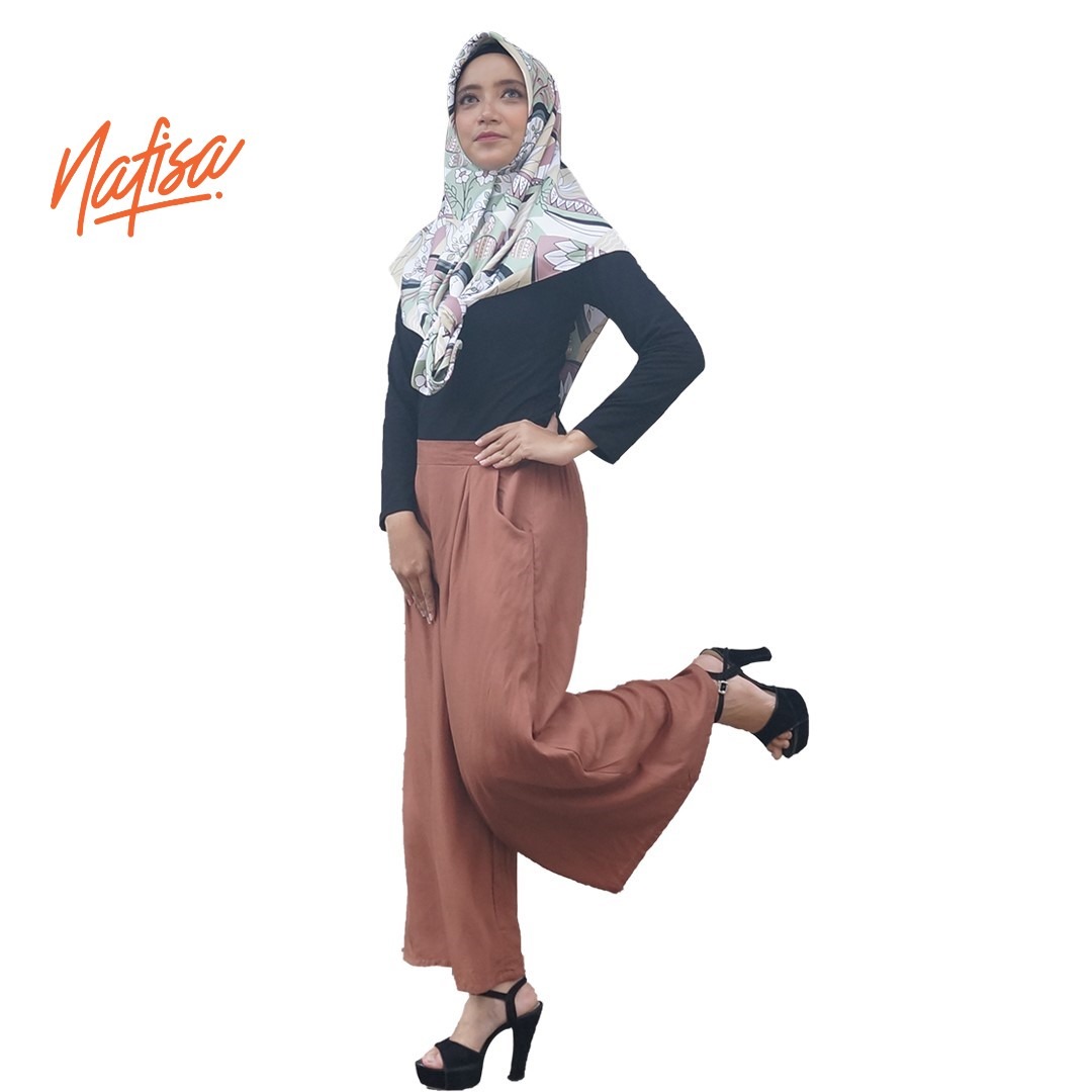 Nafisa Kulot Noela - Celana Panjang Kulot Wanita Pants Casual