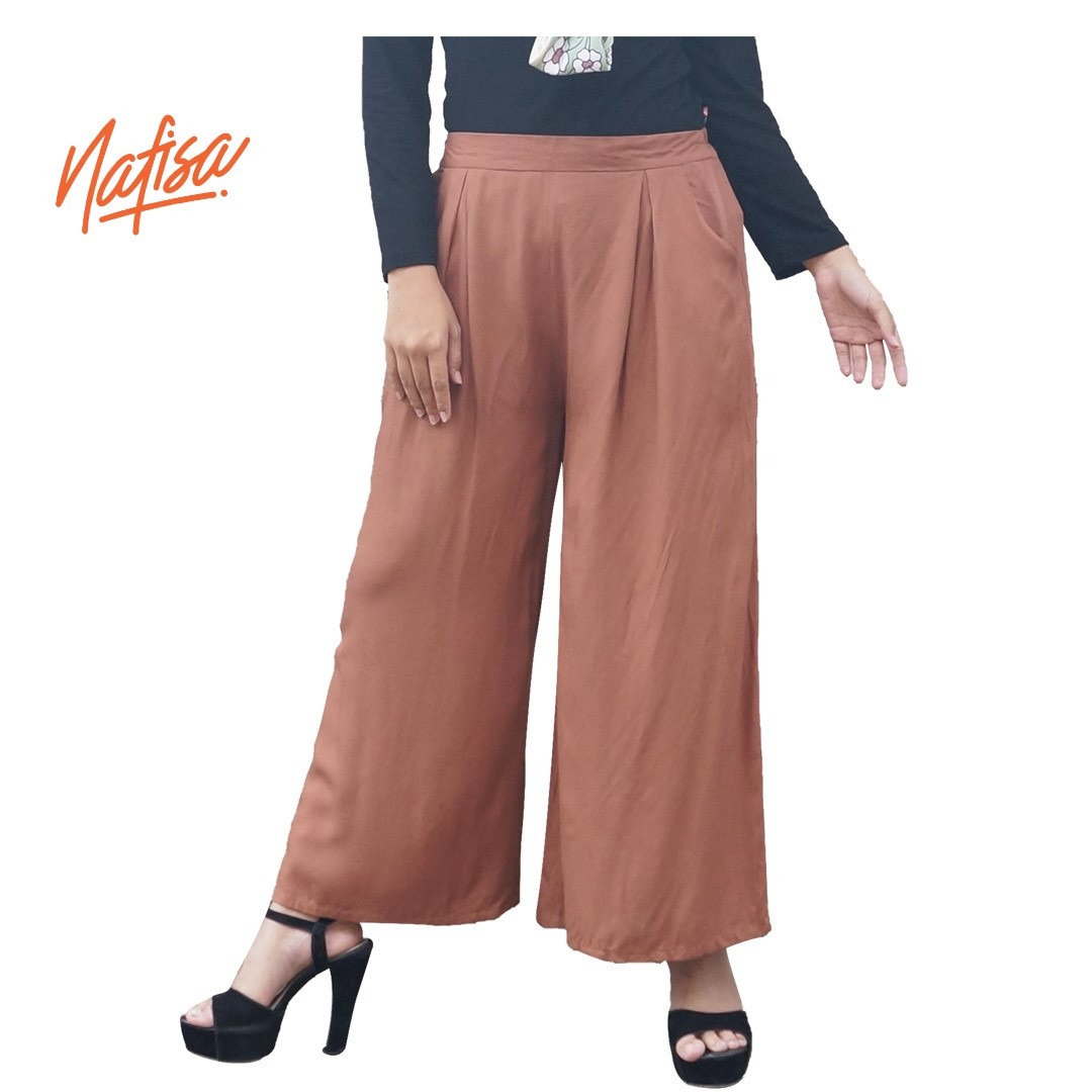 Nafisa Kulot Noela - Celana Panjang Kulot Wanita Pants Casual