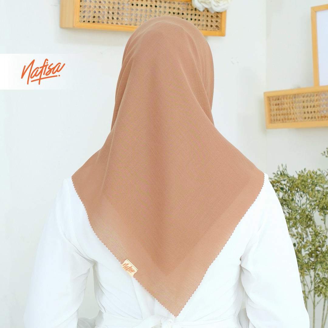 Nafisa Allura Eksklusif - Jilbab Segiempat Voal Lasercut Hijab Segiempat Lasercut