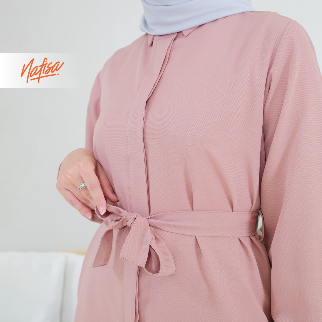 Nafisa Tunik Day Atasan Kemeja Tunik Daily Adem Size Lengkap - Softmil