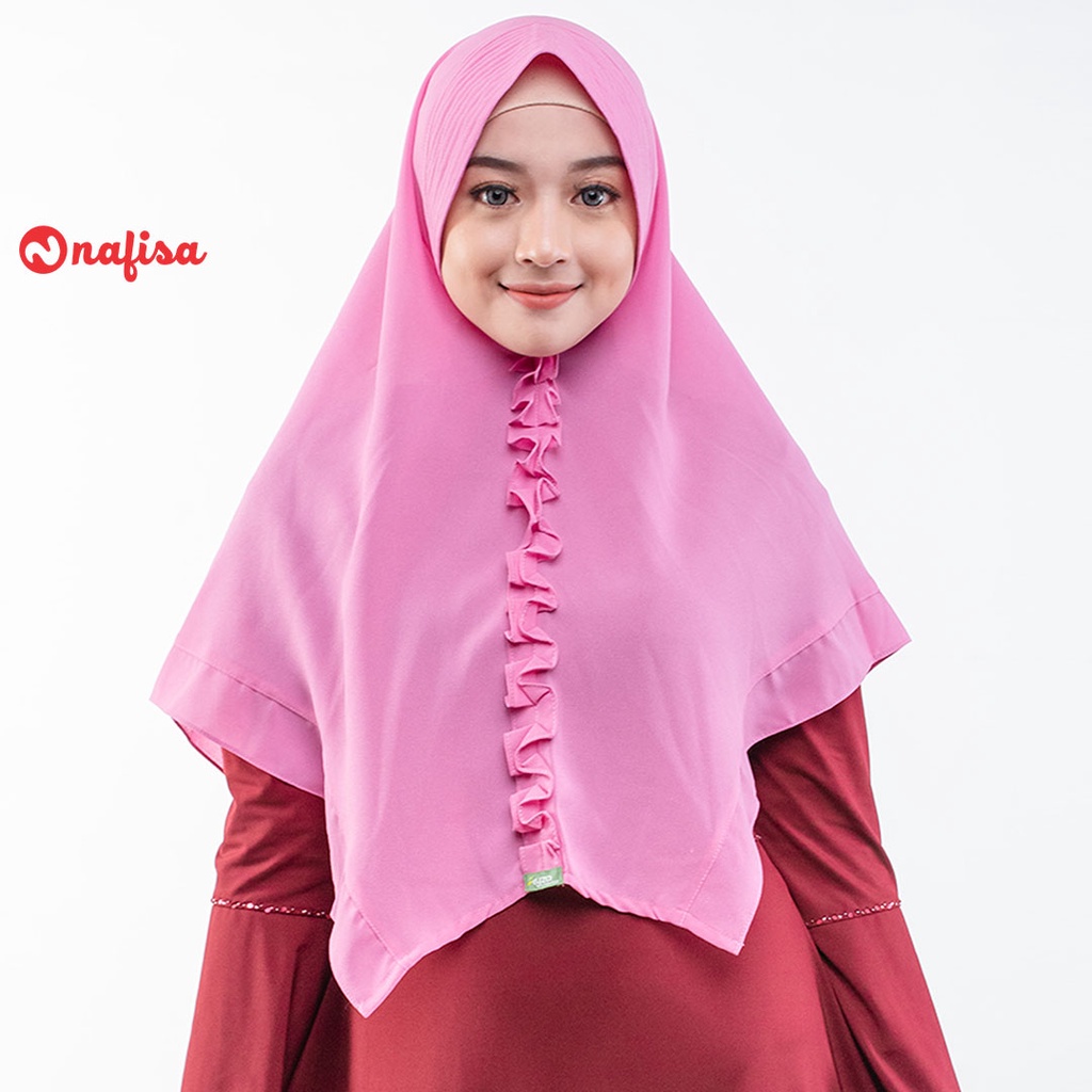 Nafisa Feyza Alsava | Jilbab Bergo Dewasa Bahan Woven