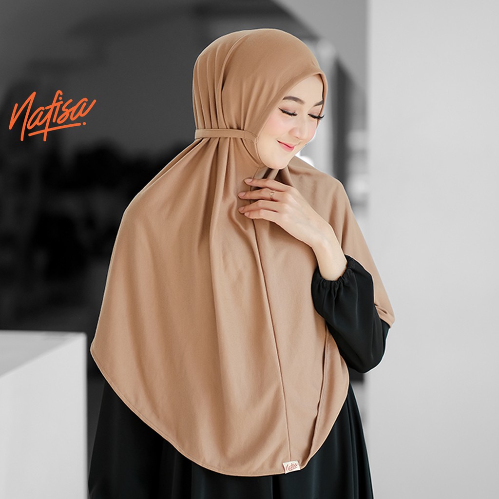 Nafisa Hijab At Home Premium - Kerudung Instan Kaos Tali Kekinian