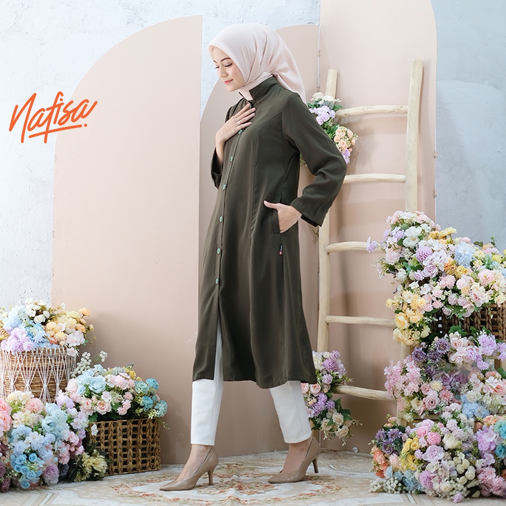 Nafisa Amasya - Tunik Atasan Wanita Outer Muslimah Premium
