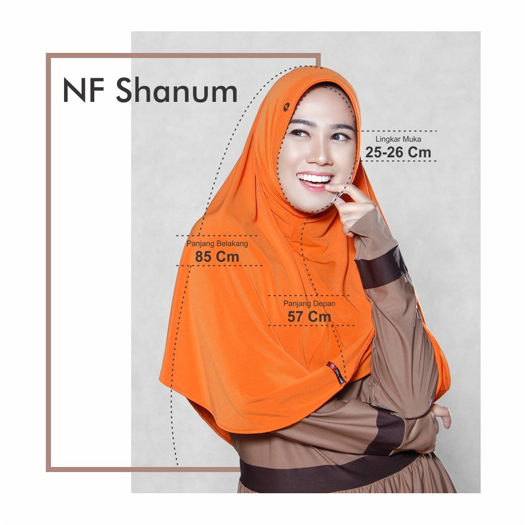 Nafisa Shanum | Hijab Instan Bergo Tanpa Potongan Leher