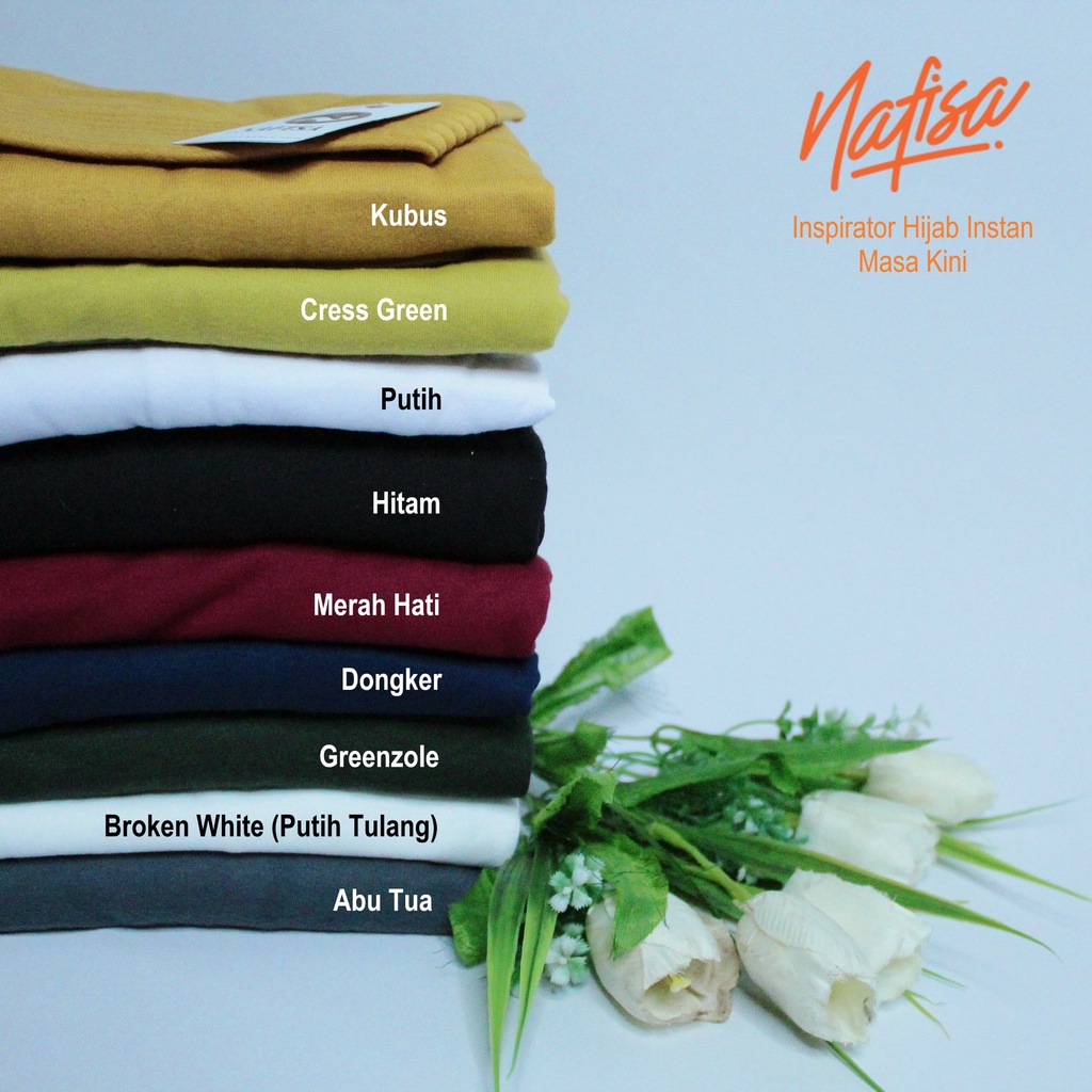 Nafisa Belvana Reguler - Jilbab Instan Jumbo Syar'i Size Lengkap