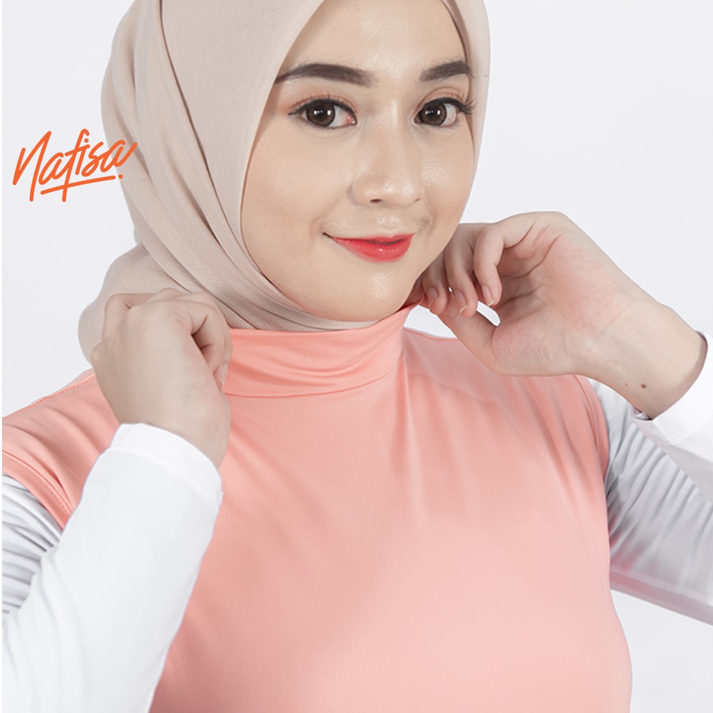 Nafisa Inner Florentina | Inner Dress Wanita Tanpa Lengan | Dalaman Gamis Manset Baju Busana muslim