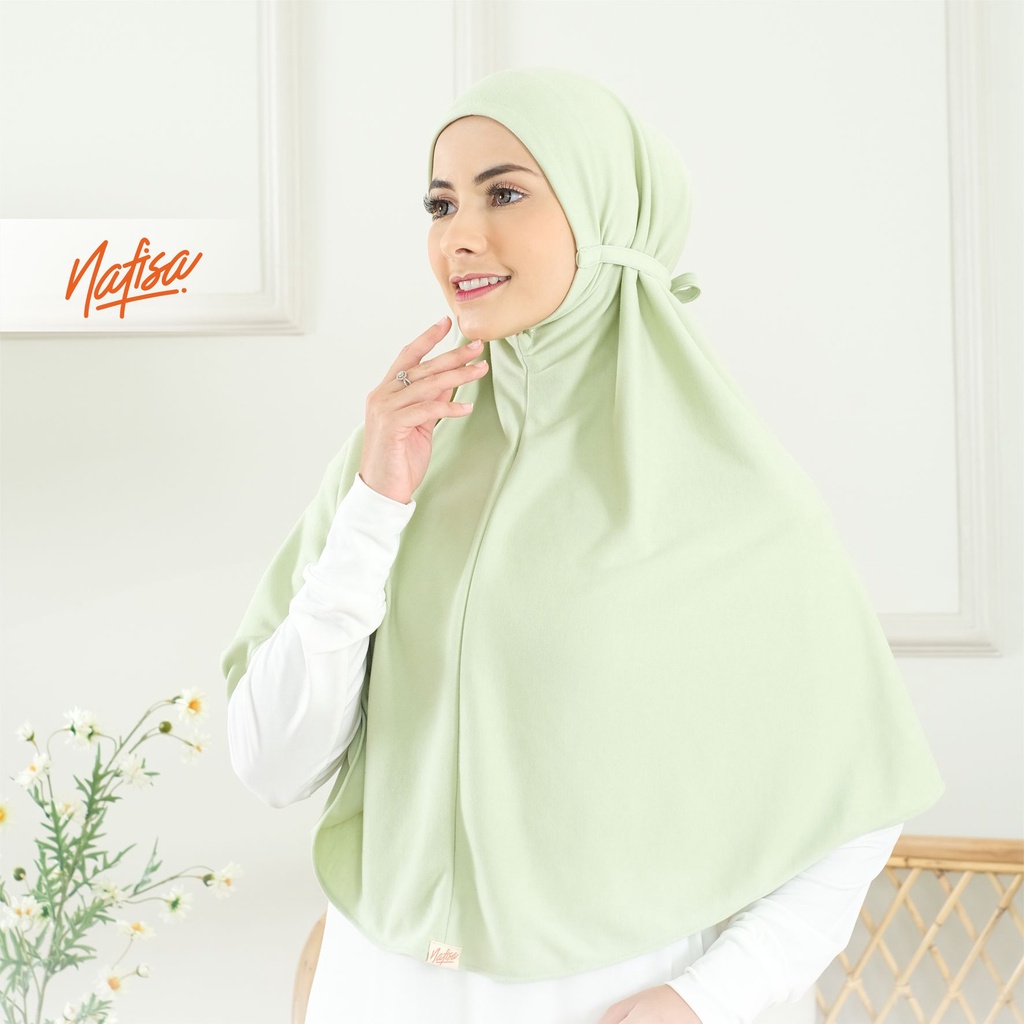 Nafisa Hijab At Home Premium - Kerudung Instan Kaos Tali Kekinian