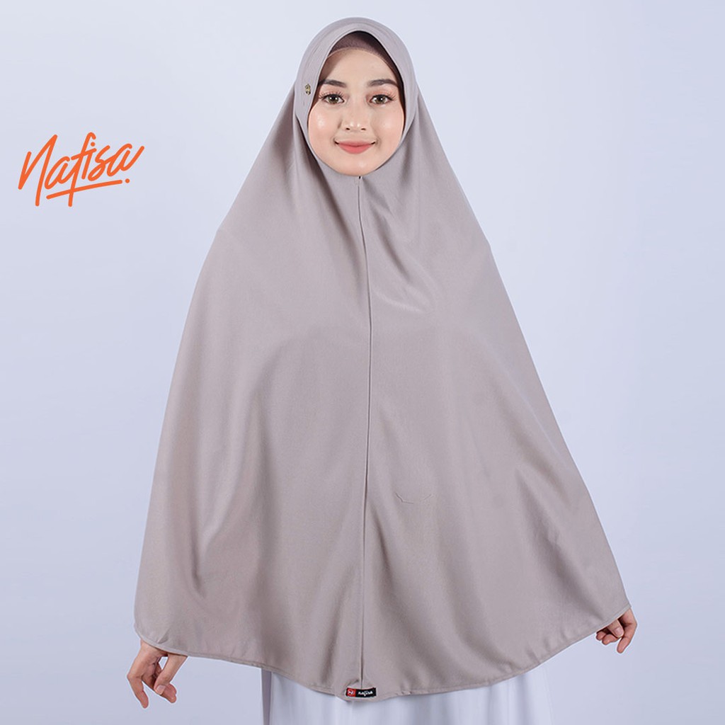Nafisa Asha Reguler - Hijab Instan Bergo Kaos Simple Syar'i
