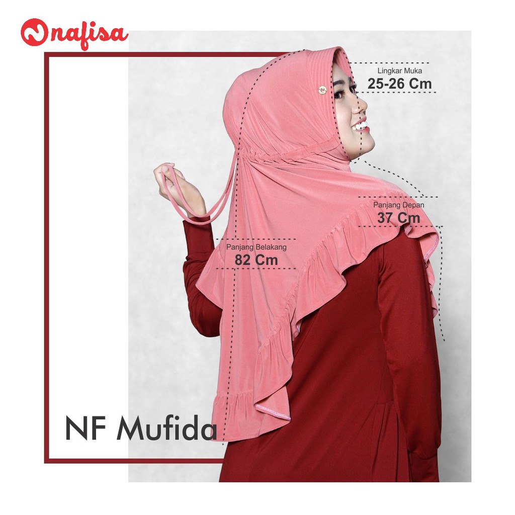 Nafisa Mufida - Jilbab Instan Bergo Serut