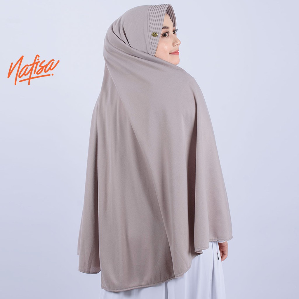 Nafisa Asha Reguler - Hijab Instan Bergo Kaos Simple Syar'i