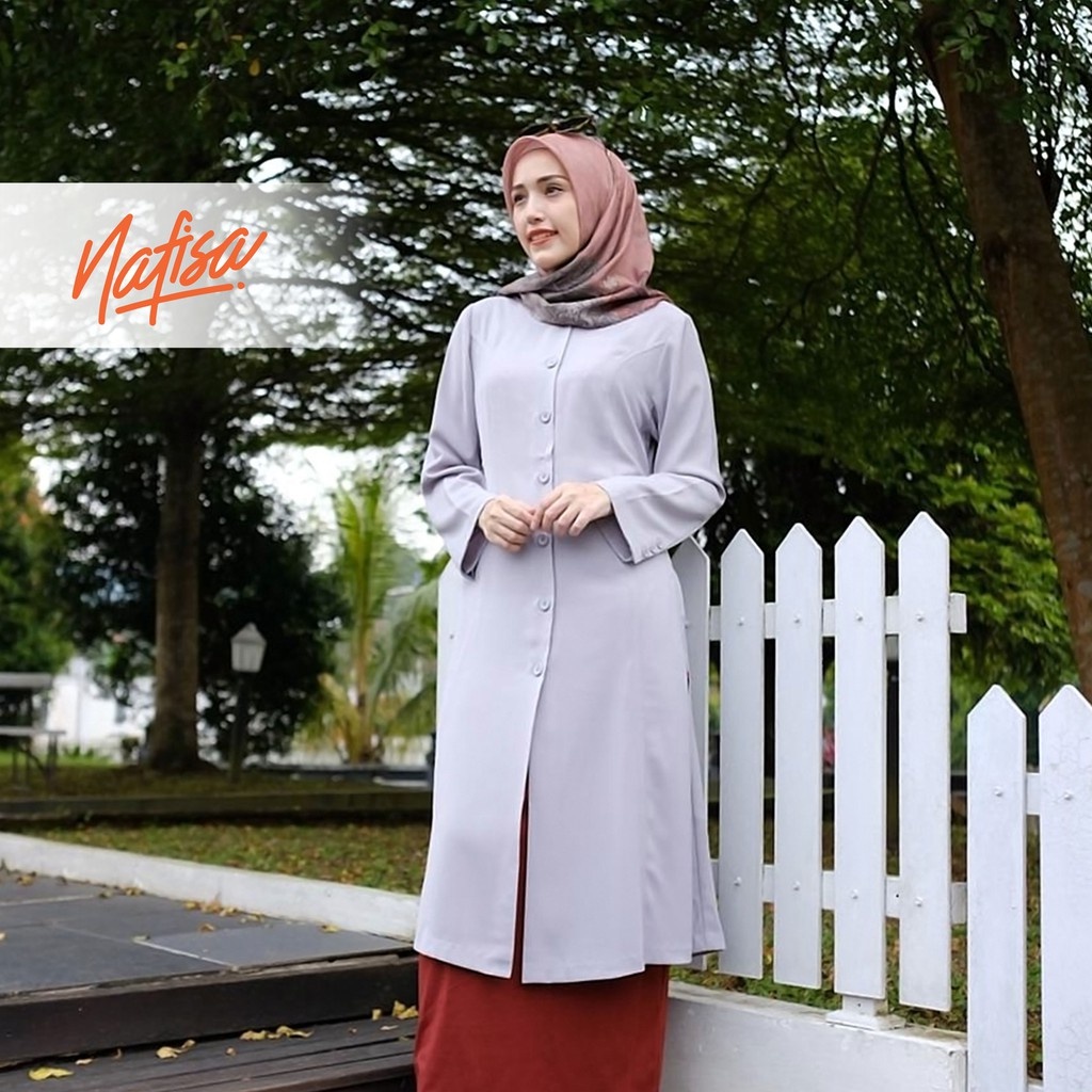 Nafisa Amasya - Tunik Atasan Wanita Outer Muslimah Premium