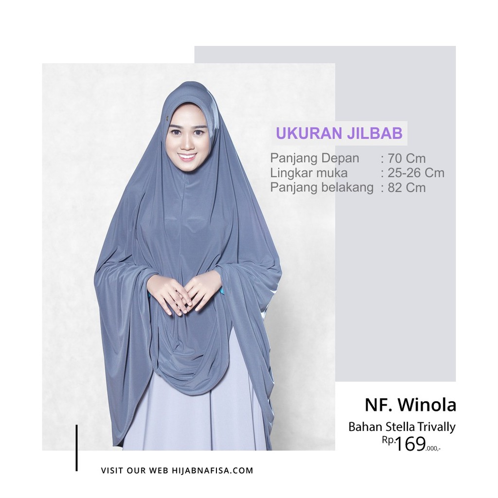 Nafisa Winola - Jilbab instan jumbo