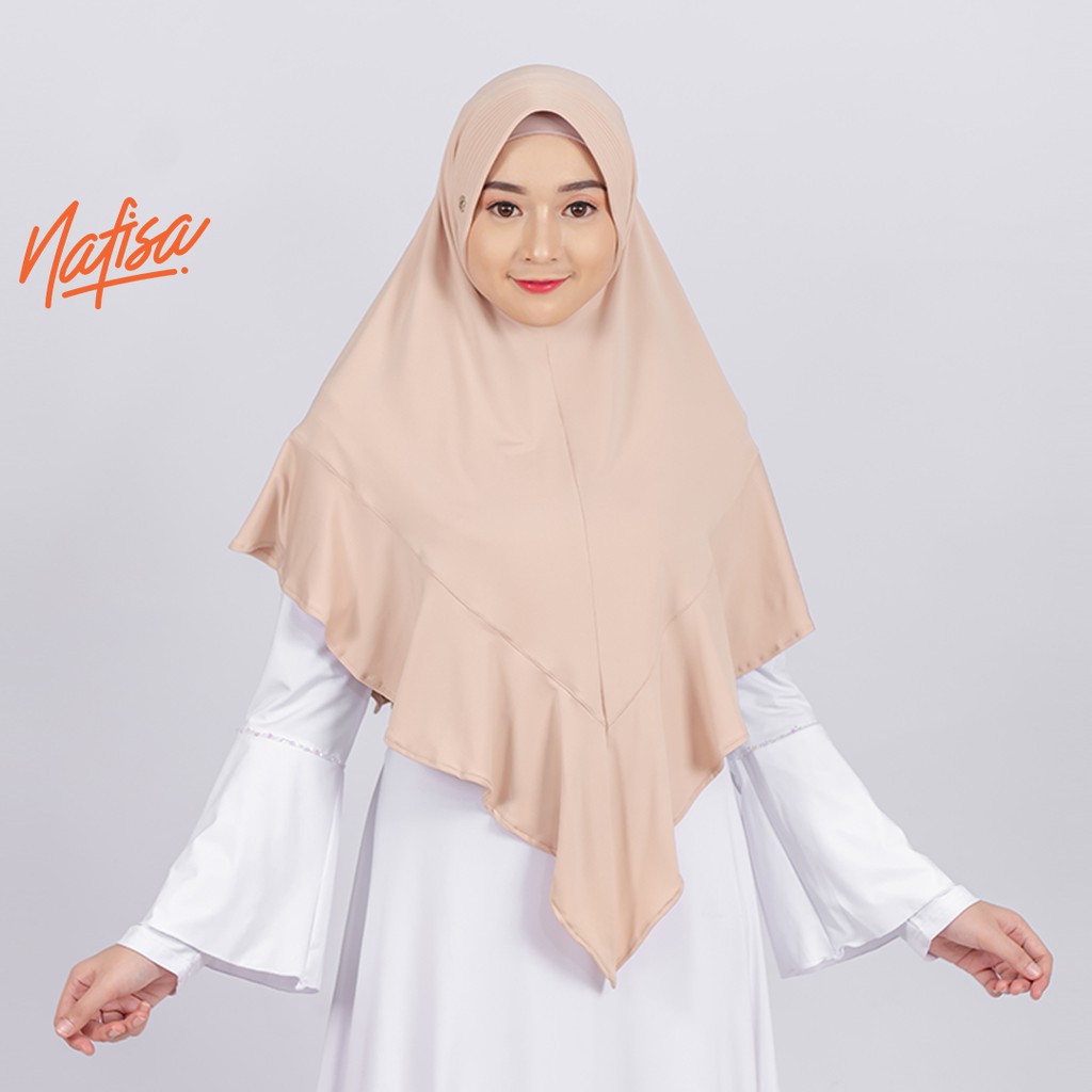 Nafisa Ruhaima | Jilbab Masker Bergo Premium | Hijab Instan Niqab