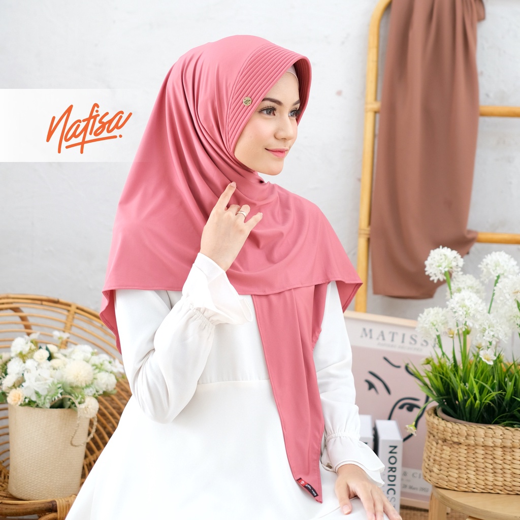 Nafisa Davira - Jilbab Instan Bergo Segitiga - HIjab Segitiga
