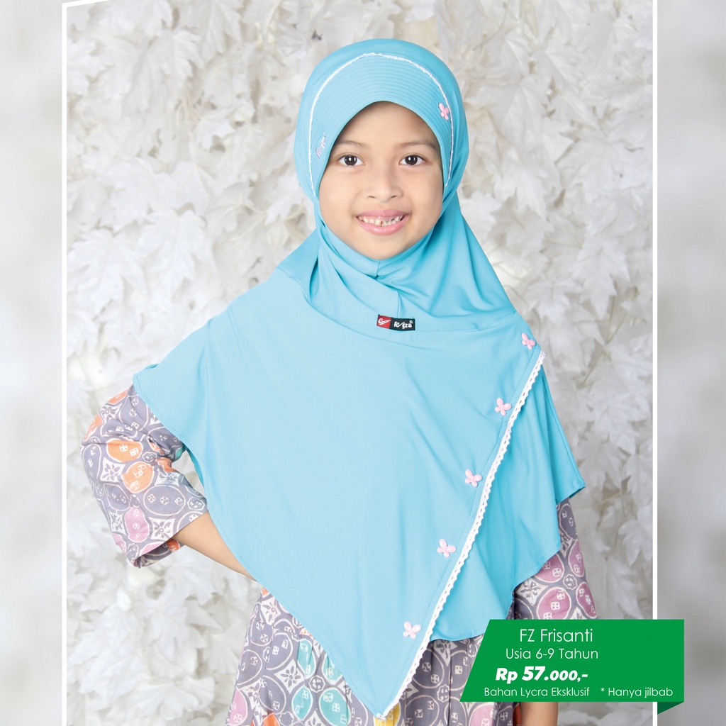 Nafisa Feyza Frisanti - Jilbab Instan Bergo Anak Usia 4-6 Tahun