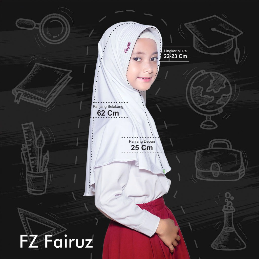 Nafisa Feyza Fairuz - Jilbab Sekolah anak SD