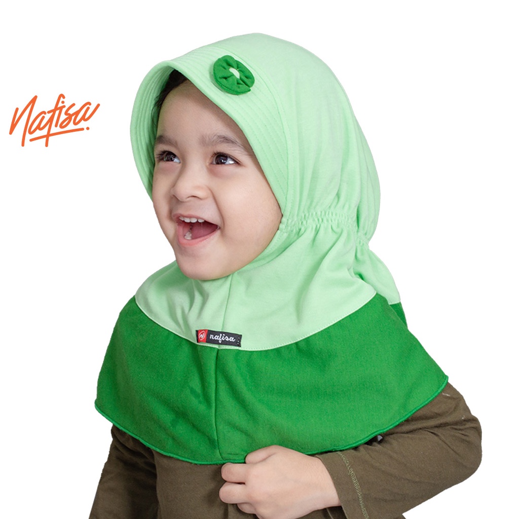 Nafisa Kids Lucy Vilneria - Hijab Instan Anak - Jilbab Bergo Anak Lucu