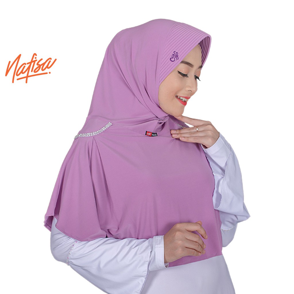 Nafisa Amira - Jilbab Instan Bergo - Hijab Instan Pet Swarosky