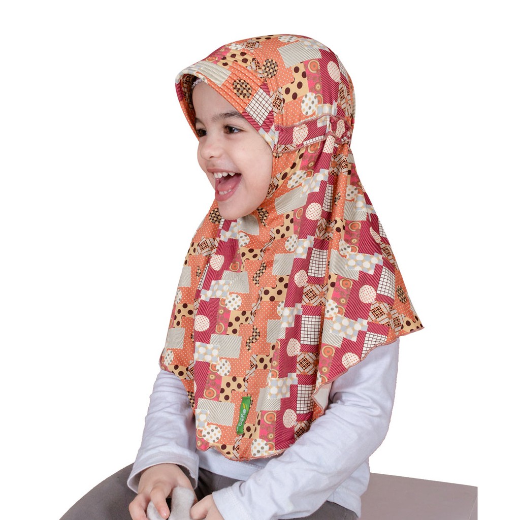 Nafisa Feyza Clara - Kerudung instan anak motif