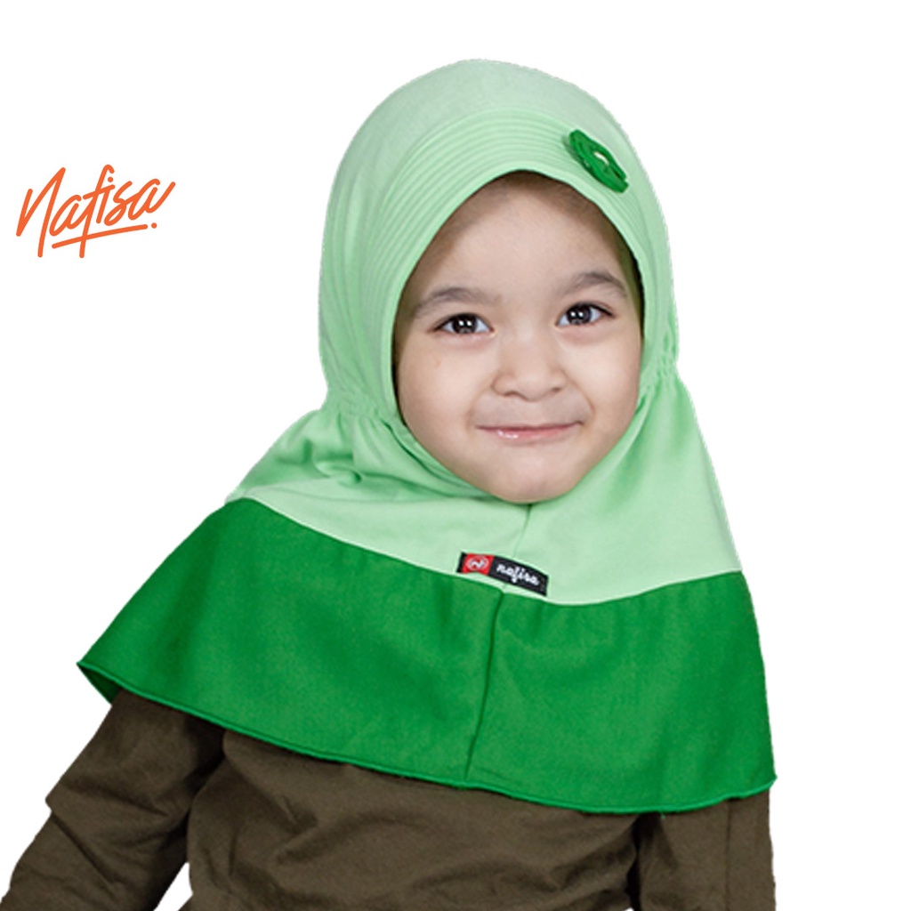 Nafisa Kids Lucy Vilneria - Hijab Instan Anak - Jilbab Bergo Anak Lucu