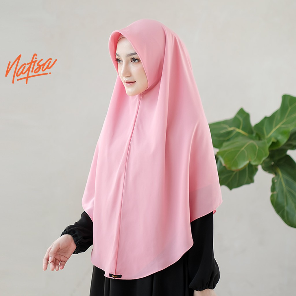Nafisa Celestine - Hijab Bergo Non pad Syar'i - Jilbab Bergo Double Layer