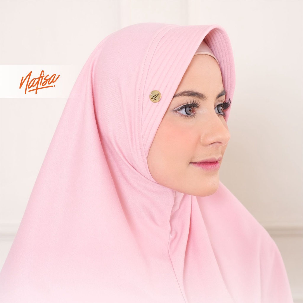 Nafisa Belvana Reguler - Jilbab Instan Jumbo Syar'i Size Lengkap