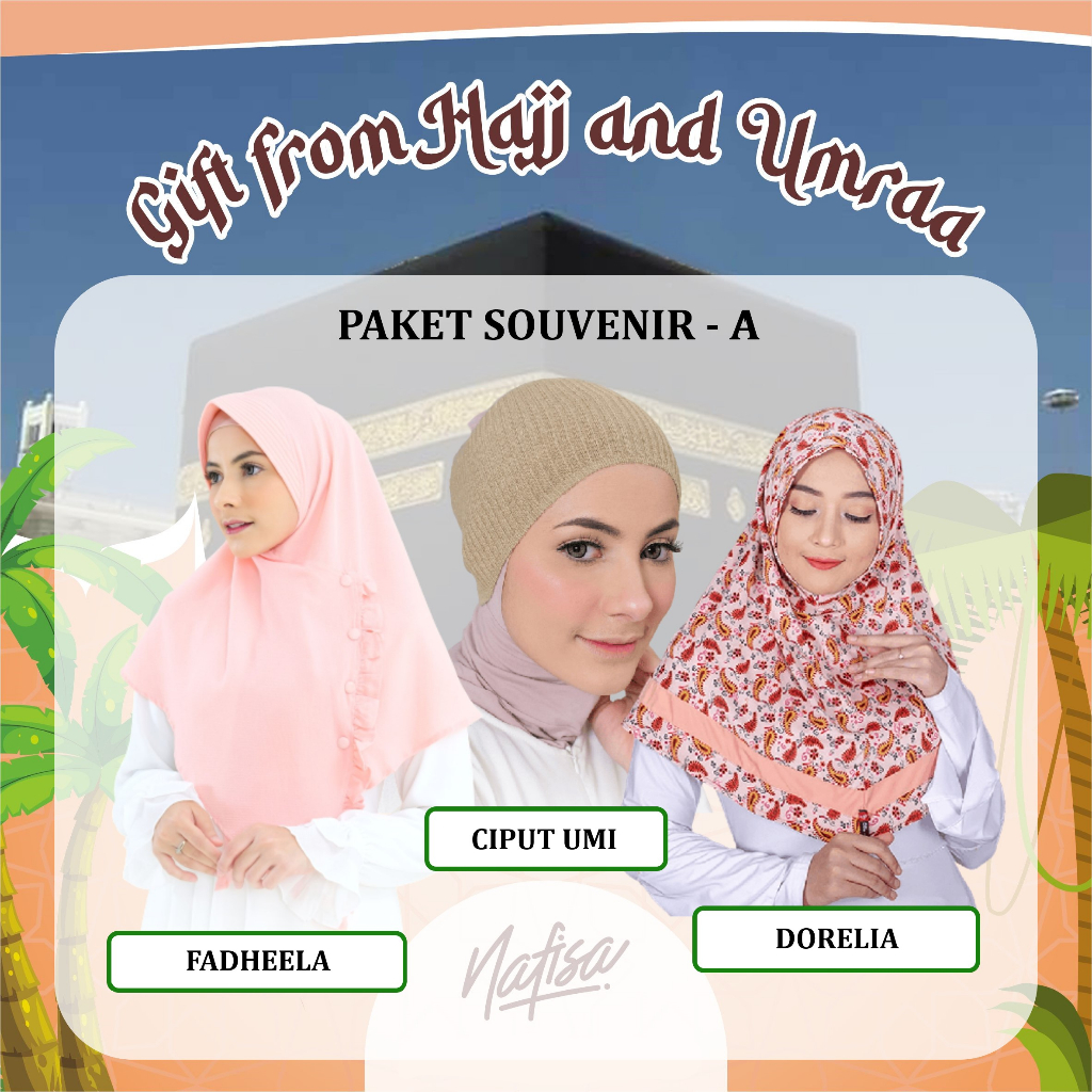 Nafisa Hamper Paket Souvenir Oleh oleh Haji Dan Umroh - Paket Souvenir Hijab Ekonomis