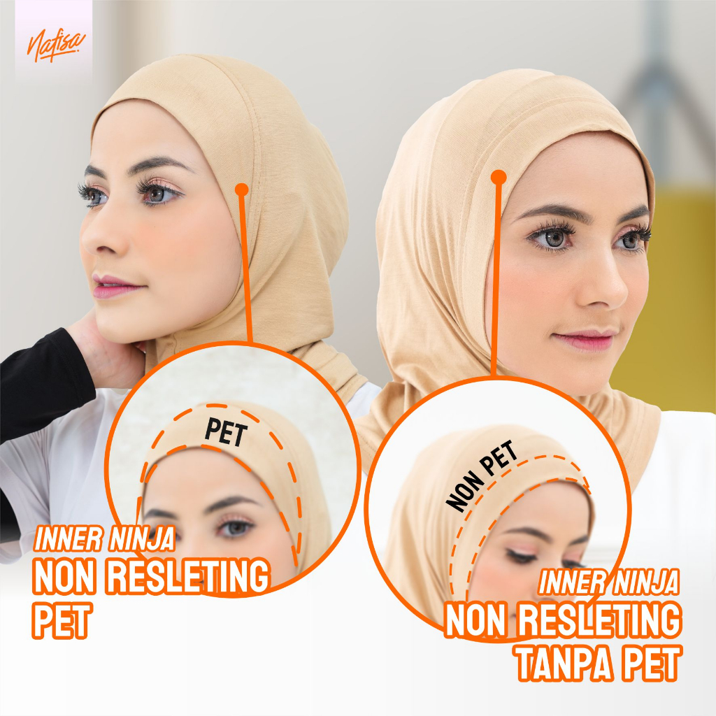 Nafisa Ciput Ninja Malaysia Inner Non Resleting - Inner Kekinian No Ribet