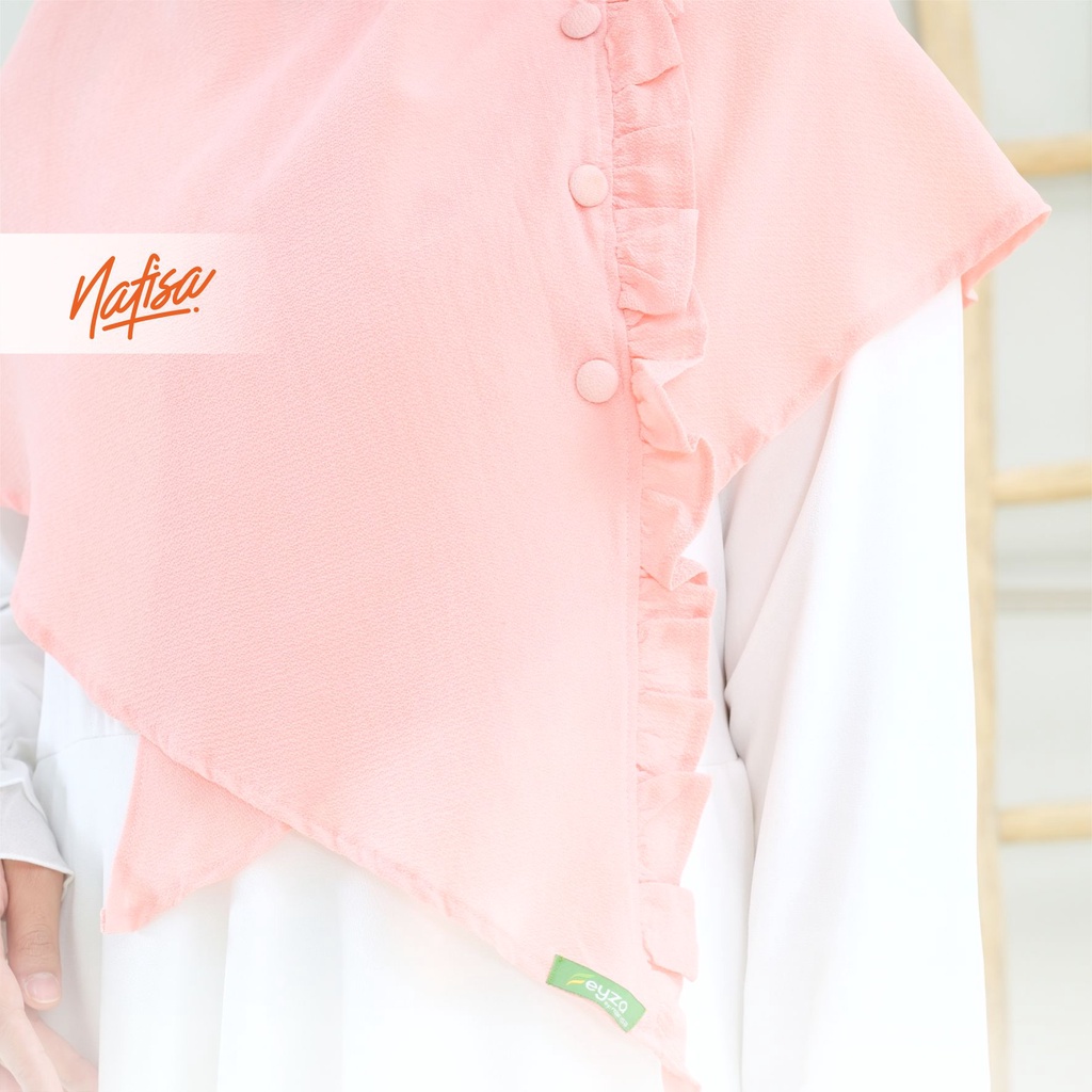Nafisa Feyza Fadheela | Jilbab Instan Bergo Dewasa Bahan Woven Diamond Crepe